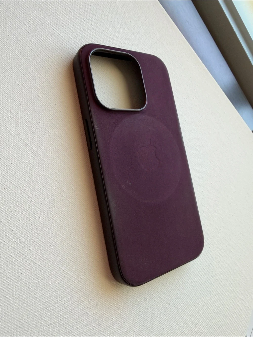 Apple Silicone iPhone Case - Plum Purple